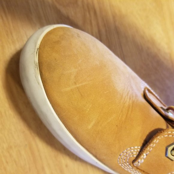 Timberland 9‎ Wheat High Top Sneaker Boots Leather Chunky Work Ortholite - Picture 8 of 10